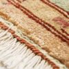 Persian Wool Carpet Hand-Knotted with Medallion design Cream - Heriz