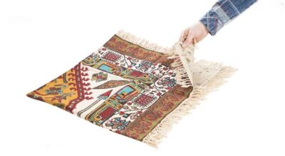 Persian Tablecloth: Isfahan’s Traditional Kalamkari Block Print Symbols