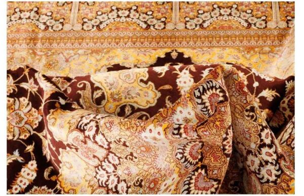 Handmade Persian Silk Carpet 30007