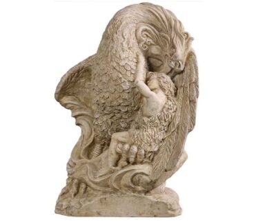 Simurgh & Zal Sculpture Iranian Mythologies