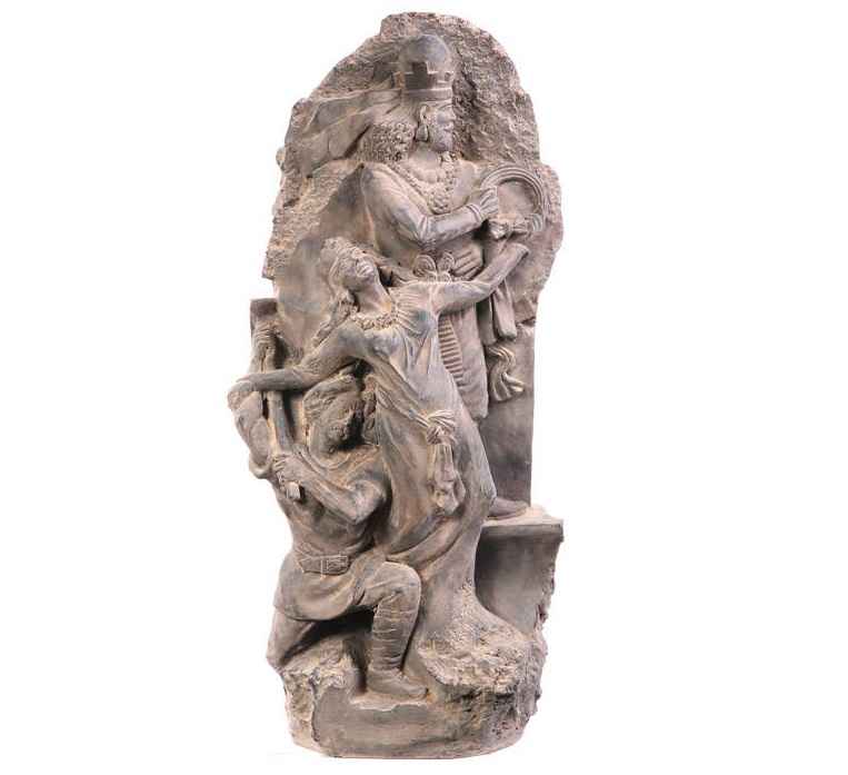 Khosrow, Shirin & Farhad Sculpture Persian Mythes