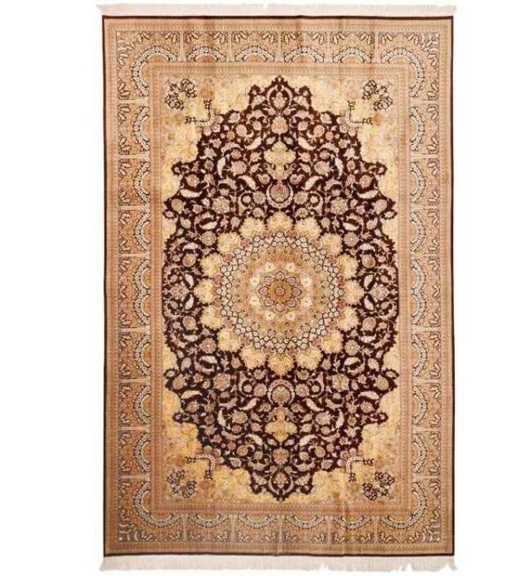 Handmade Persian Silk Carpet 30007