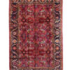 Persian Wool Carpet Hand-Knotted Red - Heriz