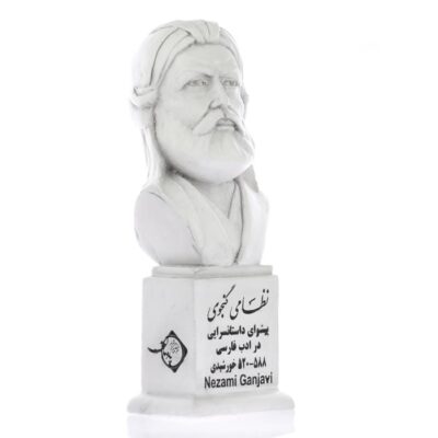 Nizami Ganjavi Bust Statue Iranian Poet