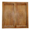 Wood Carved Backgammon Board Handcrafted with Persian Heritage Dervish