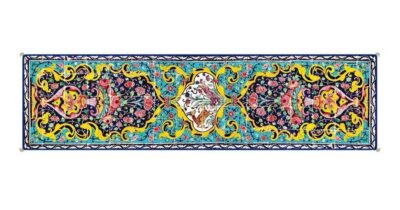 Persian Elegance Velvet Table Runner Homa R-138