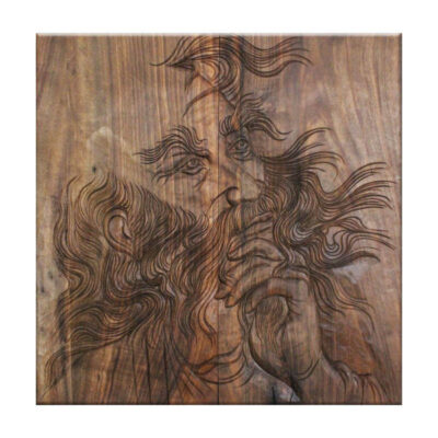Wood Carved Backgammon Board Handcrafted with Persian Heritage Khayyam