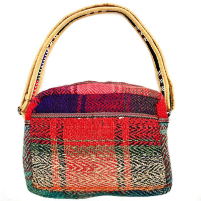 Kilim Crossbody Bag – Traditional Persian Jajim Dark Red