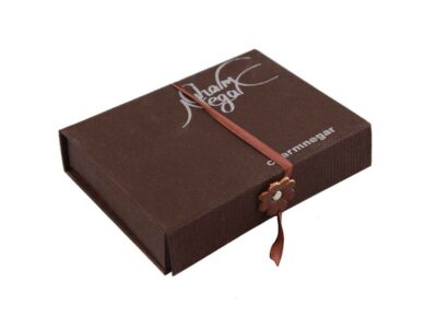 Persian Leather Bifold Wallet for Men with Achaemenid Design