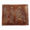 Persian Leather Bifold Wallet for Men with Achaemenid Throne Design