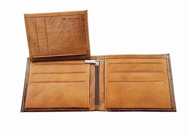 Genuine Leather Men Wallet, Persian Achaemenid 03
