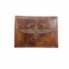 Persian Leather Bifold Wallet for Men with Achaemenid & Faravahar Design