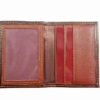 Persian Leather Bifold Wallet for Men with Achaemenid & Faravahar Design