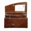 Persian Leather Long Wallet with Farsi Poem