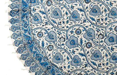 Persian Tablecloth: Isfahan’s Traditional Kalamkari Block Print 03