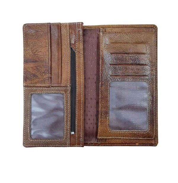 Genuine Leather Men Wallet, Faravahar & Achaemenid 01
