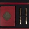 Europen Khayyam Gold Coated Rollerball Pen & Fountain Pen Gift Set