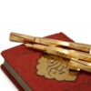 Europen Khayyam Gold Coated Rollerball Pen & Fountain Pen Gift Set