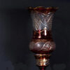 Enameled Persian Crystal Luster Lamp Traditional Laleh Shaped