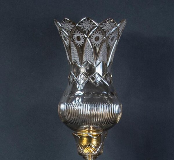 Enameled Crystal Candlesticks Holder 02