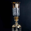 Persian Crystal Luster Lamp Traditional Laleh Shaped