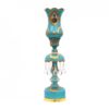 Enameled Persian Crystal Luster Lamp Traditional Laleh Shaped