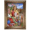Persian Pictorial Rug Depicting Girl