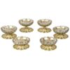 Elegant Crystal Haft-sin Set for Nowruz Persian New Year Noor