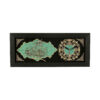 Traditional Islamic Wall Clock with Wood Inlaid Ayatolkorsi Verse