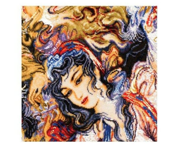 Pictorial Persian Tableau Rug - Miniature M34