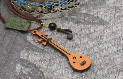 Wooden Necklace with Artistic design Persian Setar