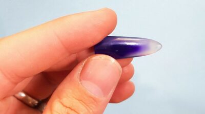 Mezrab Pick for Persian Tar Purple Agate