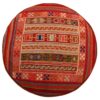 Authentic Ottoman Kilim Pouf with the Origin Iran Handcrafted G2