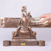 Historical Ahura Mazda Farvahar Bronze Persian Figurine
