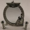 Persian Achaemenid & Farvahar Mirror and Candlesticks Set