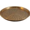 Persian Copper Serving Tray Traditionally Hammered 08