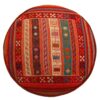 Authentic Ottoman Kilim Pouf with the Origin Iran Handcrafted 51153