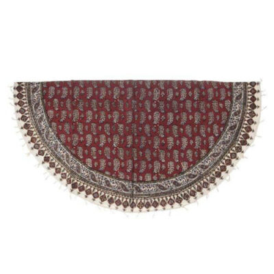 Iranian Tablecloth: Isfahan’s Traditional Kalamkari Block Print 01