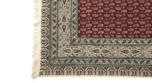 Persian Tablecloth: Isfahan’s Traditional Kalamkari Block Print Red