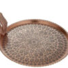 Persian Copper Serving Tray Traditionally Hammered 040