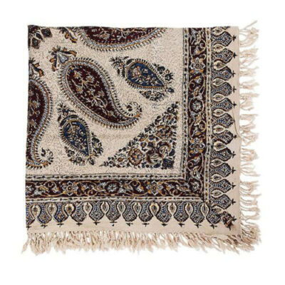 Iranian Tablecloth: Isfahan’s Traditional Kalamkari Block Print 23