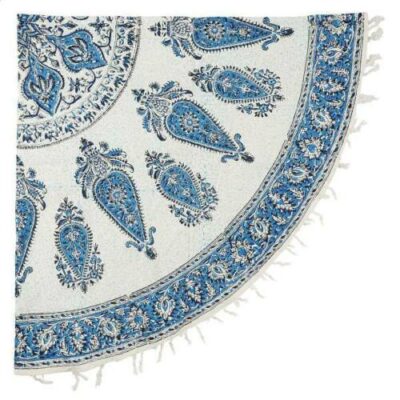 Iranian Tablecloth: Isfahan’s Traditional Kalamkari Block Print 07