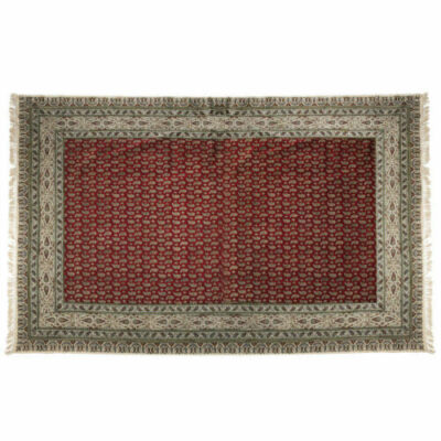 Persian Tablecloth: Isfahan’s Traditional Kalamkari Block Print Red