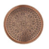 Persian Copper Serving Tray Traditionally Hammered 040