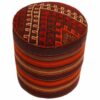Authentic Ottoman Kilim Pouf with the Origin Iran Handcrafted H105