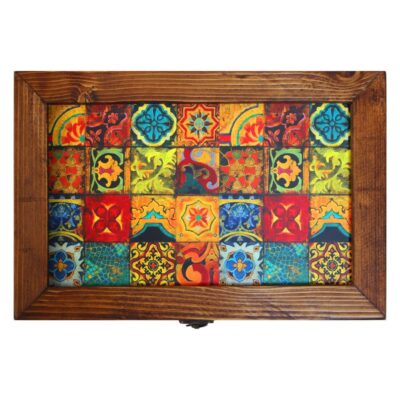 Persian Style Tea Storage Box with Chest Compartments – Model E15