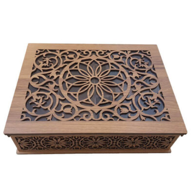 Wooden Tea Bag Organizer Box with Chest Nareng