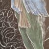 Original Persian Miniature Art Painting: Gouache and Watercolor - Girl and Old Man