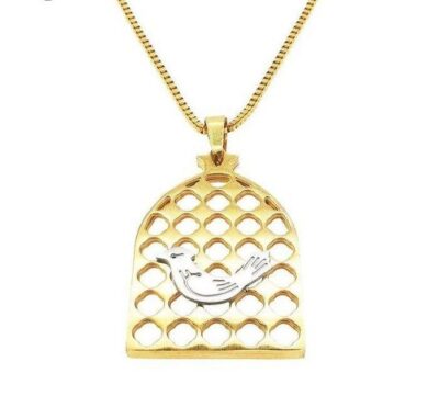 Persian Steel Necklace Minimalist Morghe Amin