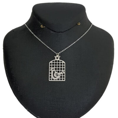 Silver Necklace Minimalist Morghe Amin Design